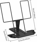 Adjustable Metal Book Stand Reading Holder Cookbook Tablet Document Desktop