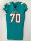  70 Adam Butler Miami Dolphins Nike Game Used Aqua Jersey Sz-44 Yr-2020