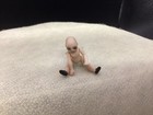 Dollhouse Miniature Porcelain Doll Undressed Female Poseable 1 12 Scale 1 1 2  T