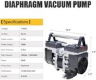 New Small Laboratory Vacuum Pump- Oil Free 110v  100 W Portable Suction Machine