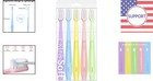 Ultra Soft Toothbrush 5 Pack For Adult Sensitive Teeth - Wide Brush Design