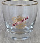 Vintage Old Fitzgerald Stitzel Weller Bourbon Glasses Lowball Rocks Set Of 2