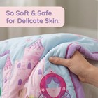 4 Piece Girls Crib Bedding Set -princess Storyland - Includes Quilt  Fitted S   
