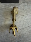 Vintage Solid Brass Dolphin Door Knocker Rothley Of England Old Stock In Box