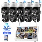 10ch Nvr 8mp Wifi Outdoor Wireless Security Camera System Cctv 2tb Night Vision