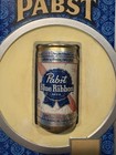1970s Pabst Blue Ribbon Beer Sign Advertising 3d Little Blue 7oz Can Tap Bar Pbr