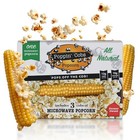 Poppin Cobs Microwave Popcorn On The Cob  3 Pk  Whole 1 Count  pack Of 3 