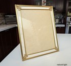 Vintage Matched Pair Picture Frames French Revival Gold Plated Brass 16 x13  Lg