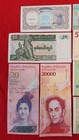 Unc  Lot Of 8  Different Foreign Paper Money Banknotes World Currency 