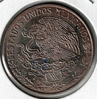 1982 Mexico Uncirculated One Peso Coin