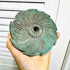 Antique Chakra Rowel Khmer Godness Weapon Bronze Warrior Vishnu Guardian  18052