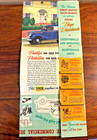 Vintage Chevrolet Panel Trucks For 1946 Dealer Pamphlet Poster Full Color