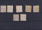 Chile  1853 1866  7 Stamps  Mlh mint No Gum