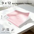 Presentation Folder For Artwork documents photos  40 Pockets  80 Pages Capacity 