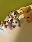 Littlest Pet Shop Lot Of 10 Dog Cat Pig Monkey Crab 2254 Included