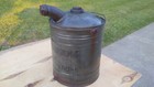 Vintage Industrial Galvanized 5 Gallon Kerosene Oil Can W curve Spout No 47