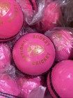 Qty 12 National Cricket League Leather Pink Cricket Balls 151gm New