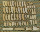 Collection Of Brio Wooden Railway Tracks - 62 Pieces