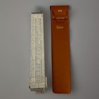 Vintage Keuffel   Esser K e Deci-lon 10 68 1100 Slide Rule With Leather Case