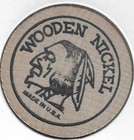 Call Wesco    Nationwide And Nearby  Token coin  Indian Head Wooden Nickel