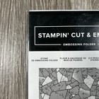 Stampin  Up  Stampin  Cut   Emboss  Stone 3d Embossing Folder  Retired  152317