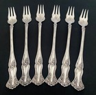 1904 Vintage Grape Rogers International Set Of 6 Cocktail Seafood Forks Xs Tripl