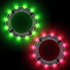  lot Of 4  Tosy Flying Ring Green   Red 12 Led Super Bright  Party Pack Gift Set