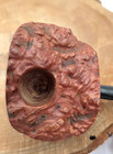 Glen Court Tobacco Pipe Hand Carved Freeform Briar Estate Smoking Pipe Vtg
