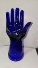 Vtg Style Pressed Depression Glass Hand Mid Century Jewelry Ring Holder 4 Colors