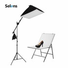 Photo Studio Softbox 200w Boom Arm Soft Box Continuous Lighting Light Stand Kit