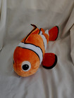 Disney Store Plush Finding Nemo Stuffed Animal Toy Orange White 17 