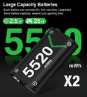 2 5520 Mwh Rechargeable Battery charging Station For Xbox One xbox Series X s