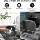 2 Pack Silicone Air Fryer Liners 8 5 Inch Reusable Non Stick Basket Mats