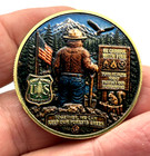 Us Forest Service-smokey The Bear-protect Our Forests Challenge Coin Collectible