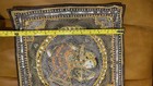 Pair Of Vintage Burmese  Kalaga Sequin Embroidered Accent Pillow Covers Tapestry