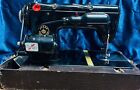      Vintage 1950 s Pfaff 6 Sewing Machine With Case  Runs  Light Works  Clean     