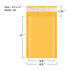 200  2 8 5 X 12 Kraft Bubble Mailers Padded Envelopes Shipping Mailing Bags