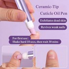 3-in-1 Cuticle Oil Pen  Cuticle Pusher Nail Oil Pen With Ceramic Tip  2pcs