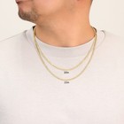 10k Yellow Gold 2 5mm Diamond Cut Rope Chain Pendant Necklace Men Women 16 - 30 