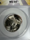1 Of 1 - 1983 Indent Double Struck Error Quarter 25c - Authenticated Ms60 - Rare