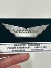 Vintage Braniff Airlines Flight Attendant Wings Pin Braniff Ii Defunct Badge 3 