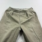 Vintage Polo Ralph Lauren Pants Mens 34x28 Gray Beige Pleated Chino 90s Read