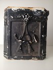 Antique Cast Iron Mailbox Side Panel With Postal Emblem