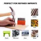 12pcs Constellation Design Metal Stamp Set 6mm 1 4    Constellation Theme Metal   