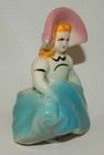 Vintage Southern Belle Lady Figural Flower Planter Vase