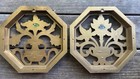 Vintage 60s Syroco Gold Ornate Wall Plaque Hollywood Regency Mid Century Plastic