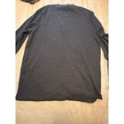 Original Penguin Men Navy Speckled Long Sleeve Henley Shirt Size L