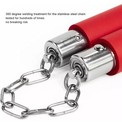 Dragon Pattern Foam Nunchucks Safe Training For Karate   Martial Arts Practice