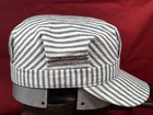 Vintage 1930-40 s  Style Work Wear Rail Road Cap Made In The Usa  l-7 1 4 