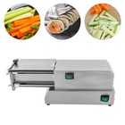 Electric French Fry Cutter Commercial Potato Cutter Slicer With 1 2  3 8  Blades
